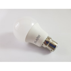 B22 10W A60 LED Lamp Opal 6000K Daylight