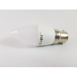 B22 3W LED Candle Lamp Opal 6000K Daylight