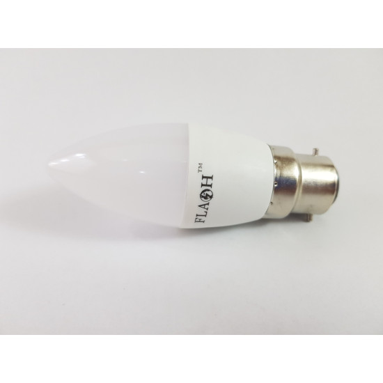 B22 3W LED Candle Lamp Opal 6000K Daylight