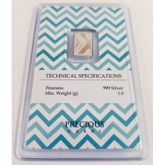 Thinking of You - Precious Card with Pure Silver