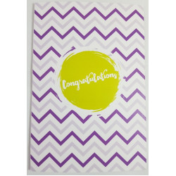 Congratulations - Precious Card with Pure Silver