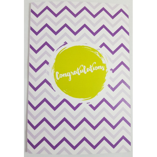Congratulations - Precious Card with Pure Silver