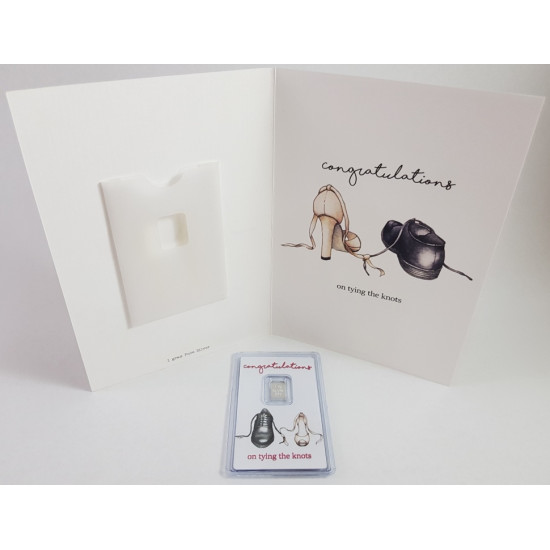 Tying The Knot - Precious Card with Pure Silver