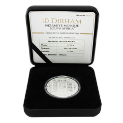 Nizamiye Mosque - Glow in The Dark - 10 Dirham, 1 oz Silver